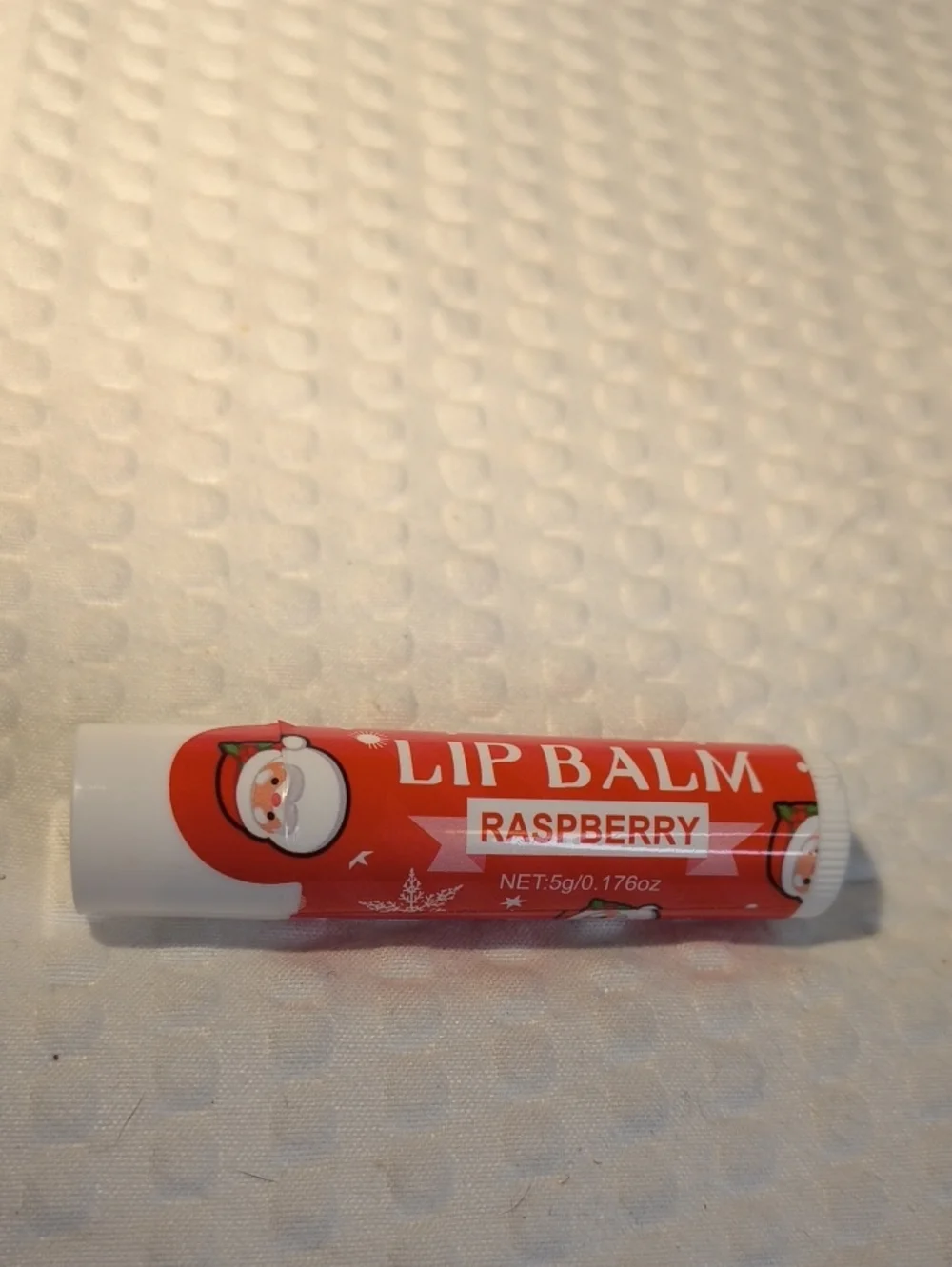 Christmas Raspberry Lip Balm - Raspberry Flavor